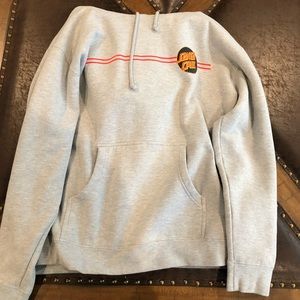Santa Cruz Heather Grey Pullover Hoodie
